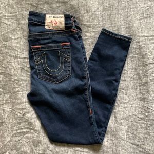 True Religion Mid Rise Skinny Jennie Curvy - 26